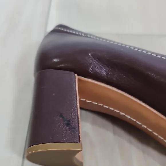 Vintage Prada Dark Brown Leather Heels - Picture 10 of 15